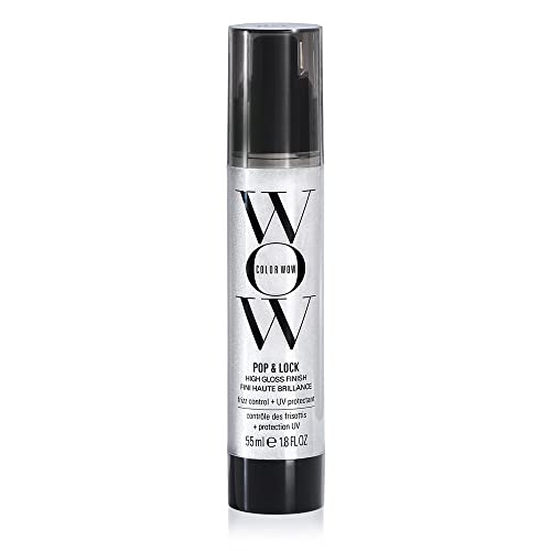 COLOR WOW Pop + Lock High Gloss Finish – Frizz Control Serum | Prevent Color Fade, Seal Split Ends, and Add Gloss | Get Silky, Shiny Hair! COLOR WOW Pop + Lock High Gloss Finish – Frizz Control Serum | Prevent Color Fade, Seal Split Ends, and Add Gloss | Get Silky, Shiny Hair!