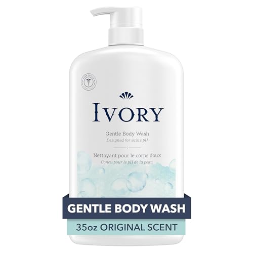 Ivory Body Wash, Designed for the Whole Family, Gentle Formula, Free of Dyes Heavy Perfumes Parabens Phthalates & Silicones, Original Scent, 35 oz Ivory Body Wash, Designed for the Whole Family, Gentle Formula, Free of Dyes Heavy Perfumes Parabens Phthalates & Silicones, Original Scent, 35 oz