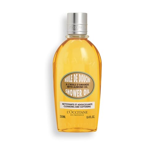 L’OCCITANE Cleansing & Softening Almond Shower Oil, Body Wash & Shaving Base Purifies & Smooths Without Drying Skin, Milky Lather, Nourishing Skincare L’OCCITANE Cleansing & Softening Almond Shower Oil, Body Wash & Shaving Base Purifies & Smooths Without Drying Skin, Milky Lather, Nourishing Skincare
