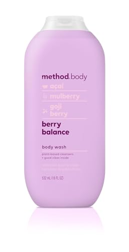 Method Body Wash, Berry Balance, Paraben and Phthalate Free, 18 oz (Pack of 1)