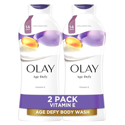 Olay Body Wash for Women, Age Defying with Vitamin E, 24hr Moisturizing, Hydrating & Refreshing, B3 Vitamin Complex, Free of Parabens & Phthalates, For All Skin Types, Scented, 22 fl oz (Pack of 2) Olay Body Wash for Women, Age Defying with Vitamin E, 24hr Moisturizing, Hydrating & Refreshing, B3 Vitamin Complex, Free of Parabens & Phthalates, For All Skin Types, Scented, 22 fl oz (Pack of 2)